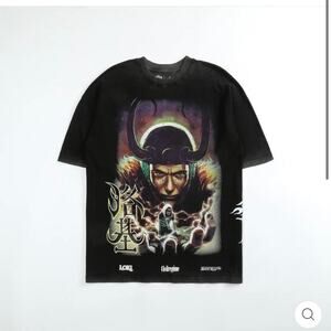 Loki x Civil Regime x Soldout Limited Oversized Tee Shirt Black Size XL